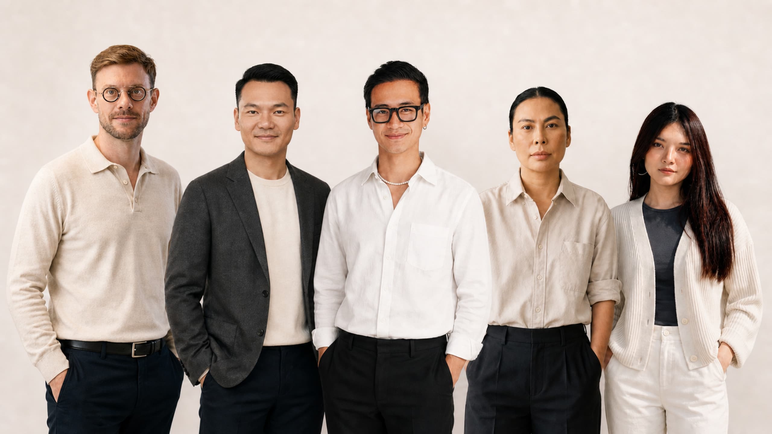 The AgentSiam team, the five people who run the company